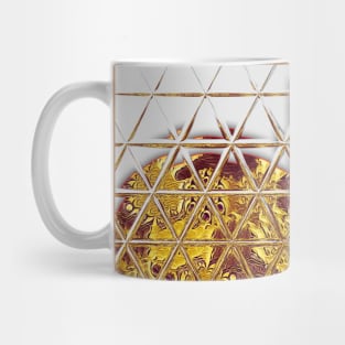 golden apple mosaic Mug